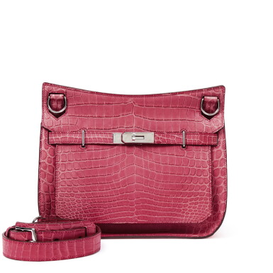 View full screen - View 1 of Lot 712. Rose Indien Matte Niloticus Crocodile Jypsière 28 Palladium Hardware, 2011.