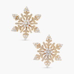 Pair of Diamond 'Snowflake' Brooches