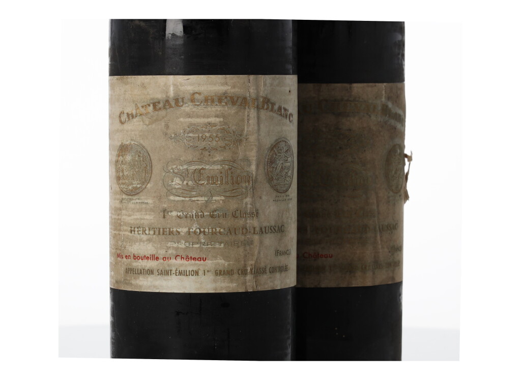 View full screen - View 1 of Lot 43. Château Cheval Blanc 1955 (2 MAG).