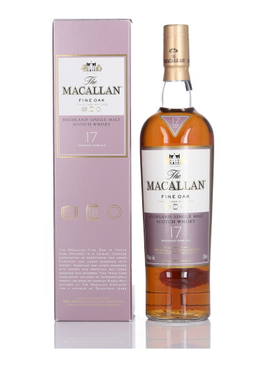 View full screen - View 1 of Lot 19. The Macallan 17 Year Old Fine Oak 43.0 abv NV (1 BT 75cl).
