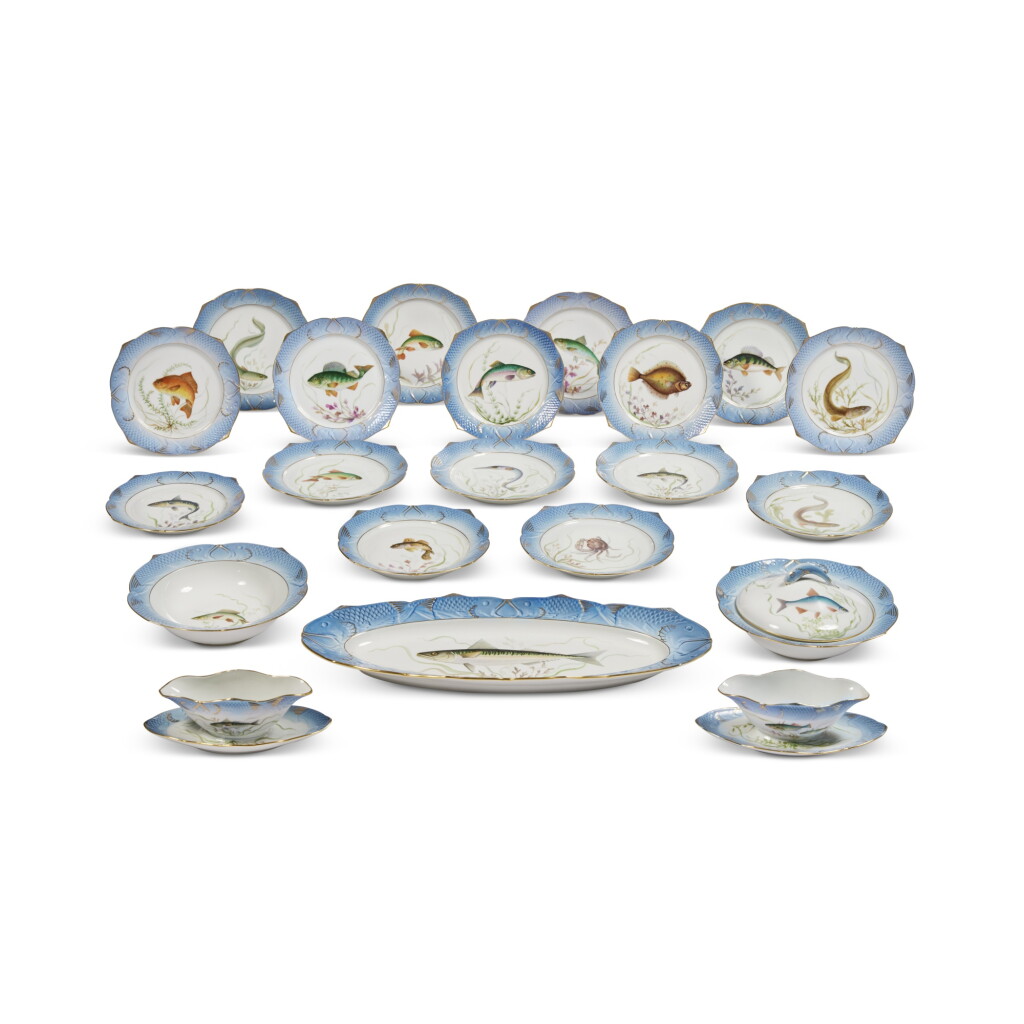 View full screen - View 1 of Lot 241. A Royal Copenhagen 'Fish' Service, 20th Century.