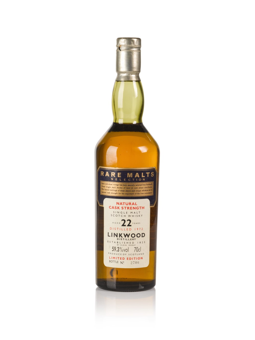 View full screen - View 1 of Lot 167. Linkwood 22 Year Old Rare Malts Collection 59.3 abv 1972 .