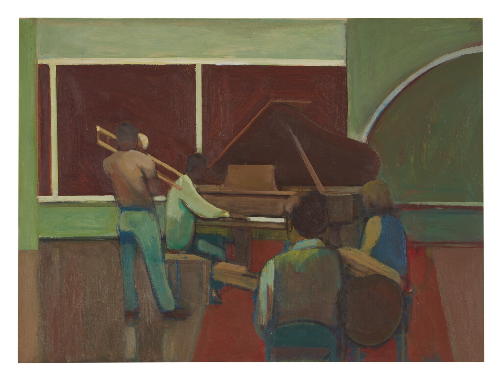 View full screen - View 1 of Lot 594. JAMES WEEKS | UNTITLED (GREEN JAZZ ROOM) (#35).