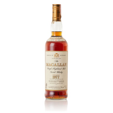 View full screen - View 1 of Lot 9325. The Macallan 18 Year Old 43.0 abv 1977 (1 BT70).