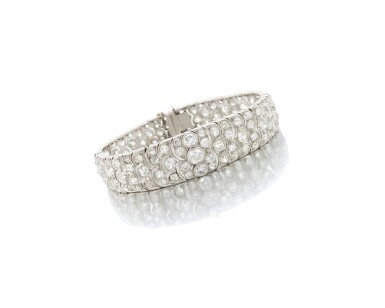 View full screen - View 1 of Lot 38. Diamond bracelet (Braccialetto in diamanti).