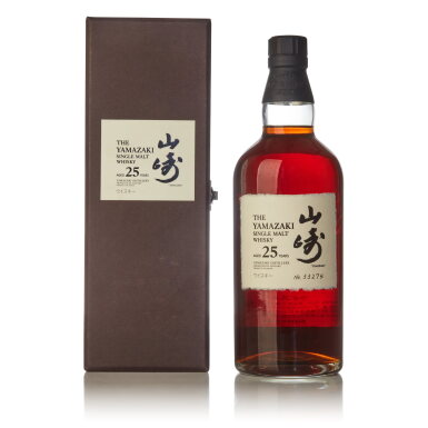 View full screen - View 1 of Lot 112. The Yamazaki 25 Year Old 43.0 abv NV (1 Bottle 70cl).