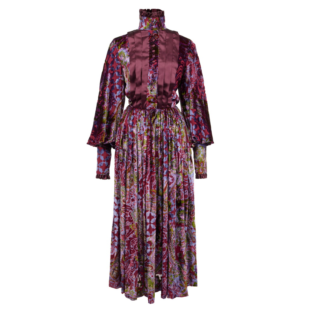 View full screen - View 1 of Lot 68. Devoré Velvet Dress, Autumn-Winter 2005-06.