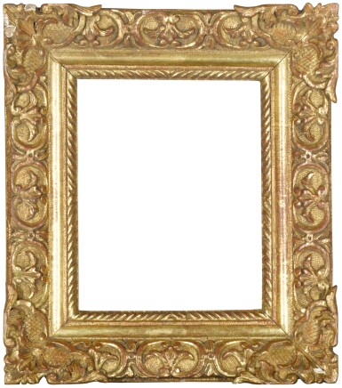 View full screen - View 1 of Lot 52. A Louis XIV carved giltwood frame.