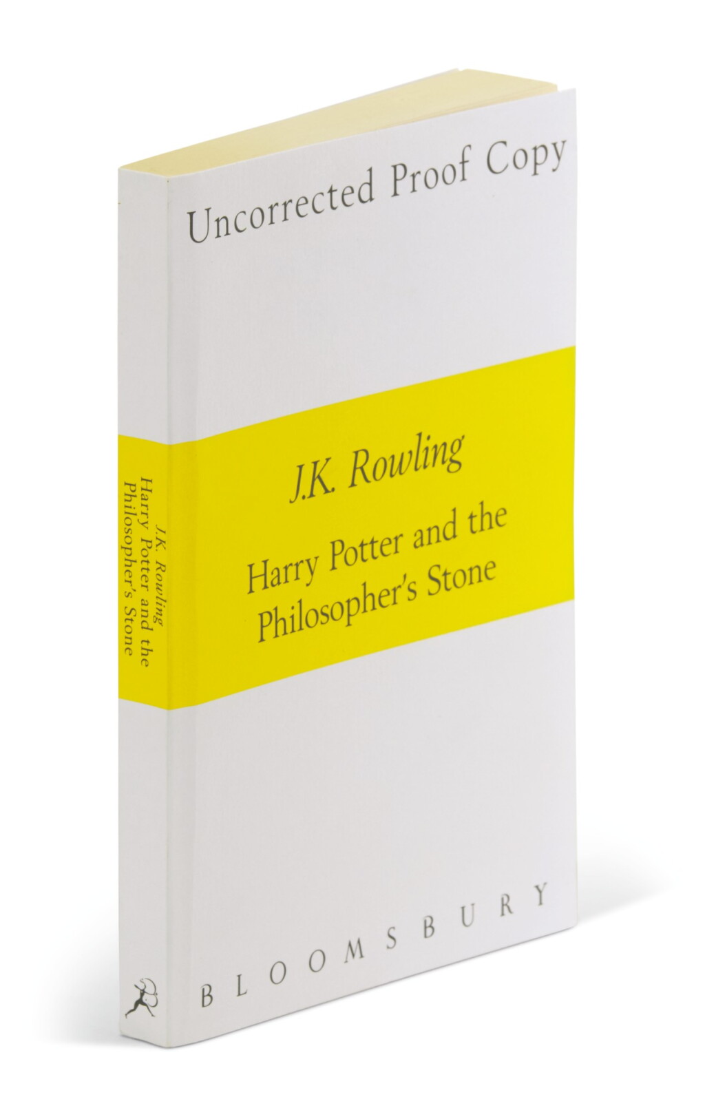全螢幕檢視 - 查看274Rowling, Harry Potter and the Philosopher's Stone, 1997, uncorrected proof copy的1