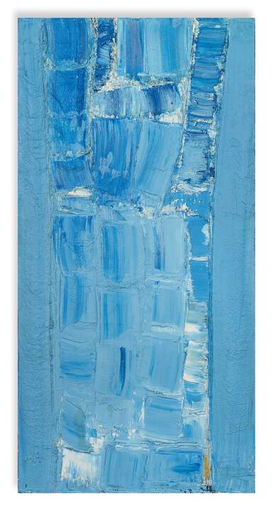 View full screen - View 1 of Lot 109. Figure rude en bleu tendre.