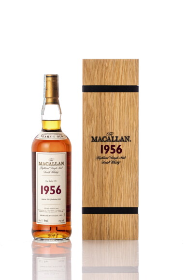 View full screen - View 1 of Lot 5519. The Macallan Fine & Rare 15 Year Old 46.2 abv 1956 (1 BT70).
