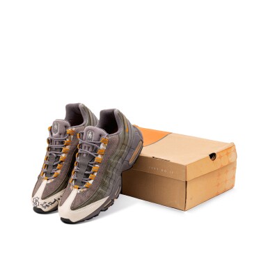 View full screen - View 1 of Lot 10. Eminem Signed | Nike Air Max 95 Eminem ‘Charity Series’ Sample | Size 11.