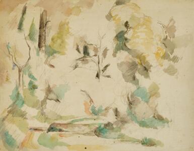 View full screen - View 1 of Lot 426. Route tournante en sous-bois.