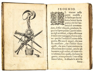 View full screen - View 1 of Lot 24. Artillery, works in Italian, by Alberghetti, Bossi, Gentilini, Papacino d'Antoni, Sardi, Zonta, 6 volumes.