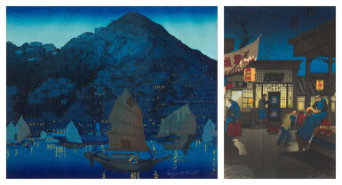 View full screen - View 1 of Lot 133. Elizabeth Keith (1887-1956) | Two woodblock prints | Taisho period, early 20th century.