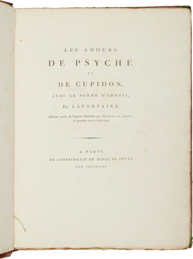 View full screen - View 1 of Lot 1036. La Fontaine, Jean de | With Moreau's plates in two states.