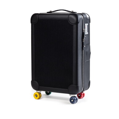 View full screen - View 1 of Lot 438. Black Military Sport Regate Canvas R.M.S. Carry-on Suitcase Aluminum and Steel Hardware, 2024.