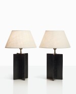 Pair of “Croisillon” Table Lamps