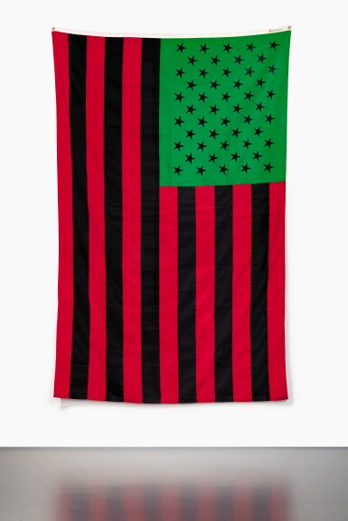 View full screen - View 1 of Lot 14. African American Flag.