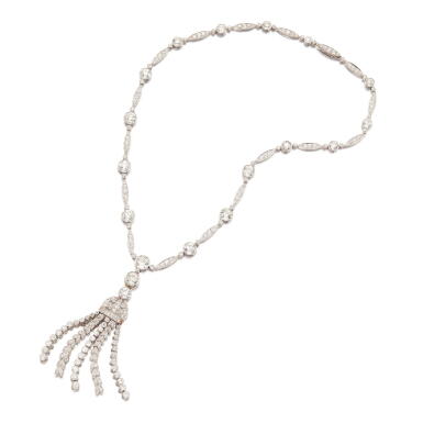 View full screen - View 1 of Lot 114. Diamond Necklace.