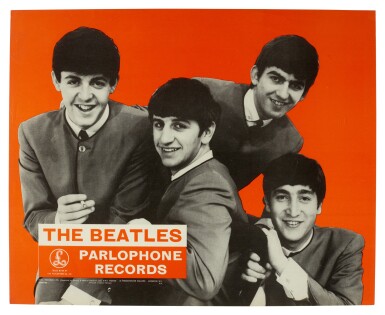 View full screen - View 1 of Lot 7. The Beatles | Parlophone Records Promotional Poster, 1963.