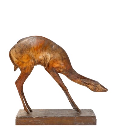 View full screen - View 1 of Lot 78. ALBÉRIC COLLIN | GAZELLE, CIRCA 1925 | GAZELLE, VERS 1925.
