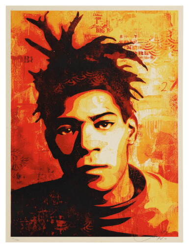 View full screen - View 1 of Lot 55. BASQUIAT CANVAS.