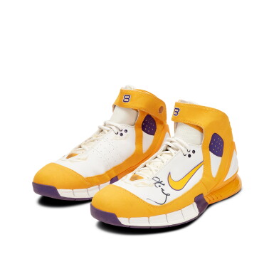 View full screen - View 1 of Lot 152. Kobe Bryant Los Angeles Lakers 2004-2005 Game Worn and Dual Signed Sneakers .