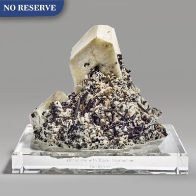 View full screen - View 1 of Lot 269. Microcline with Schorl.
