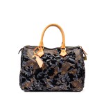 Black Monogram Limited Edition Fleur De Jais Speedy 30 Gold Hardware, 2010