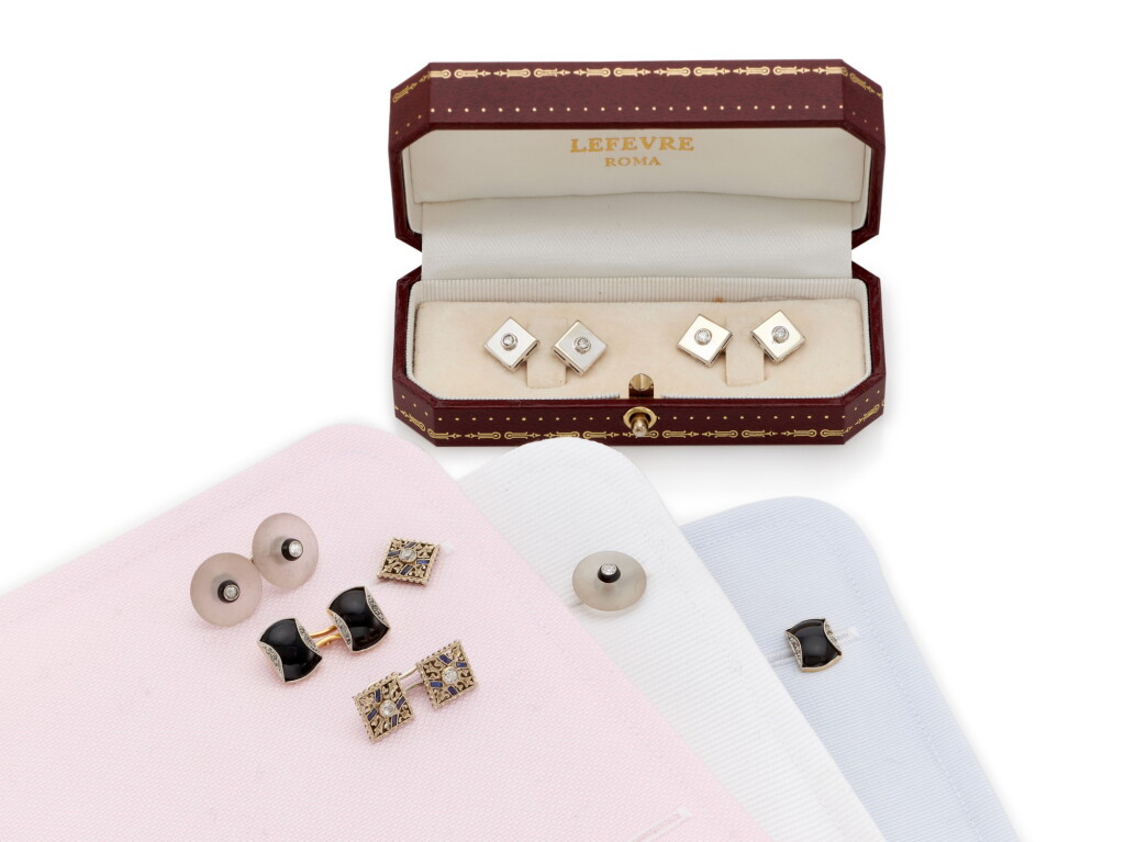 View full screen - View 1 of Lot 36. COLLECTION OF CUFFLINKS (COLLEZIONE DI GEMELLI) .
