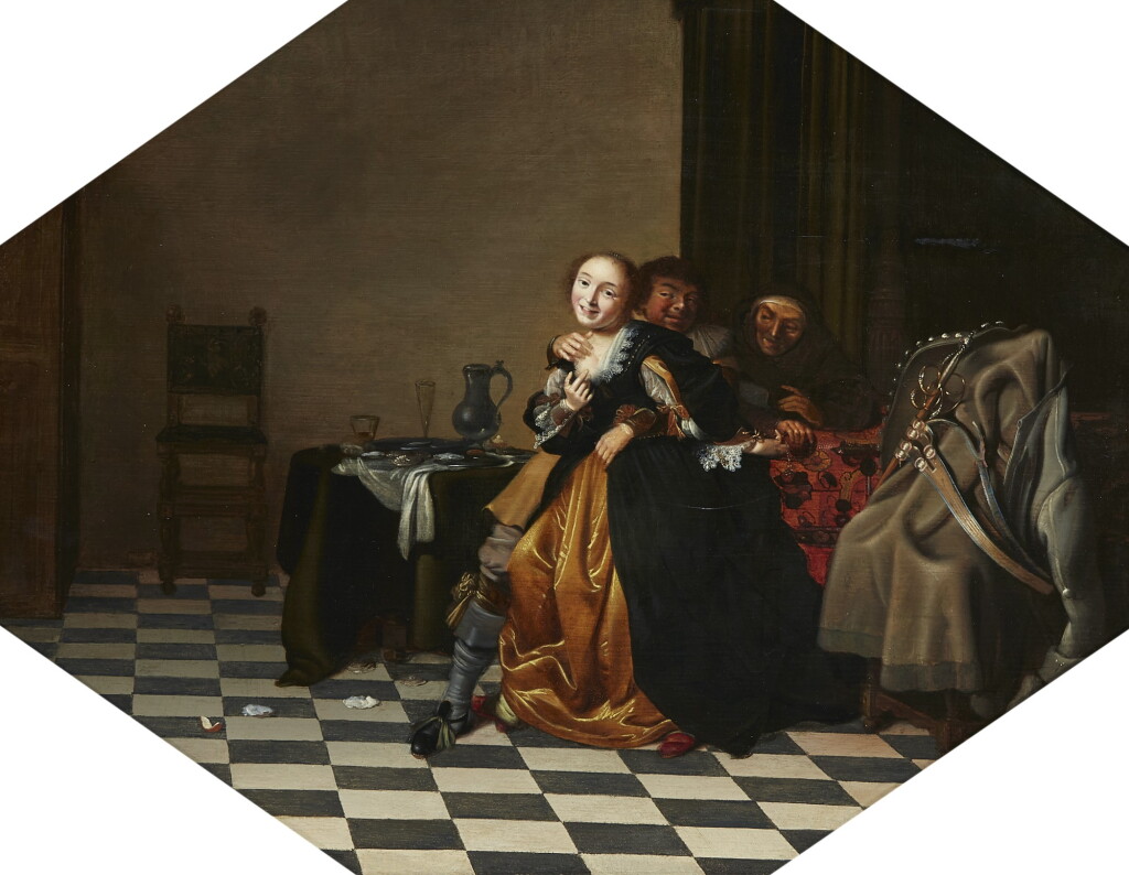 View full screen - View 1 of Lot 211. HENDRIK GERRITSZ. POT | A BROTHEL SCENE.