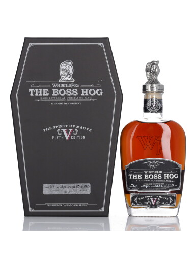 View full screen - View 1 of Lot 452. WhistlePig The Boss Hog 5th Edition "The Spirit Of Mauve" 13 Year Old 117.5 Proof NV (1 Bottle 75cl).