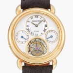 Reference 25718BA | A yellow gold tourbillon wristwatch with date and power reserve indication | Circa 1999