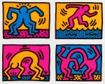Keith Haring 凱斯 · 哈林 | Pop Shop Quad II 四組流行舞II