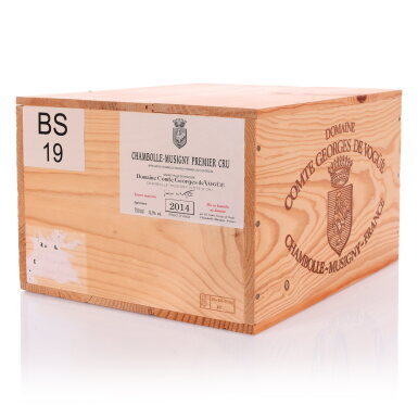 View full screen - View 1 of Lot 449. Chambolle Musigny Premier Cru 2014 Comte Georges de Vogüé (6 BT).