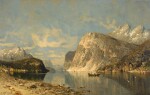 Rowing on the fjord