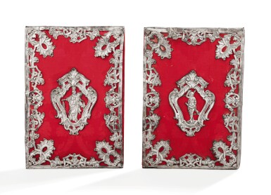 View full screen - View 1 of Lot 49. A SILVER BINDING, GENOVA, 1727 | PARTIE DE RELIURE EN ARGENT, GÊNES, 1727.