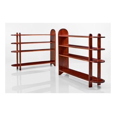 View full screen - View 1 of Lot 59. EUGÈNE PRINTZ | PAIR OF BOOKSHELVES.