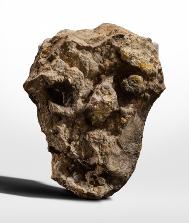 View full screen - View 1 of Lot 72. Paleolithic Limestone "Figure Stone".