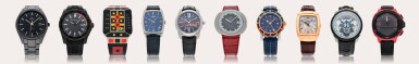 View full screen - View 1 of Lot 435. Set of ten wristwatches.