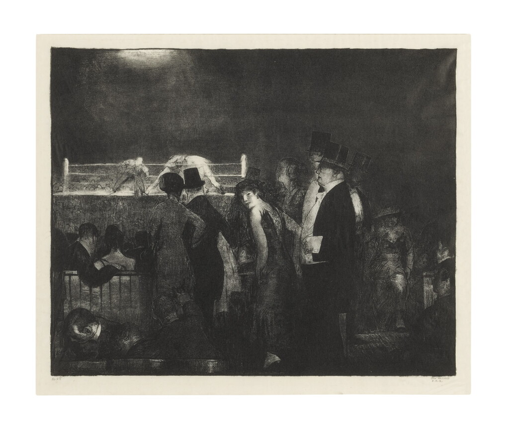 View full screen - View 1 of Lot 125. GEORGE BELLOWS | PRELIMINARIES TO THE BIG BOUT (MASON 24).