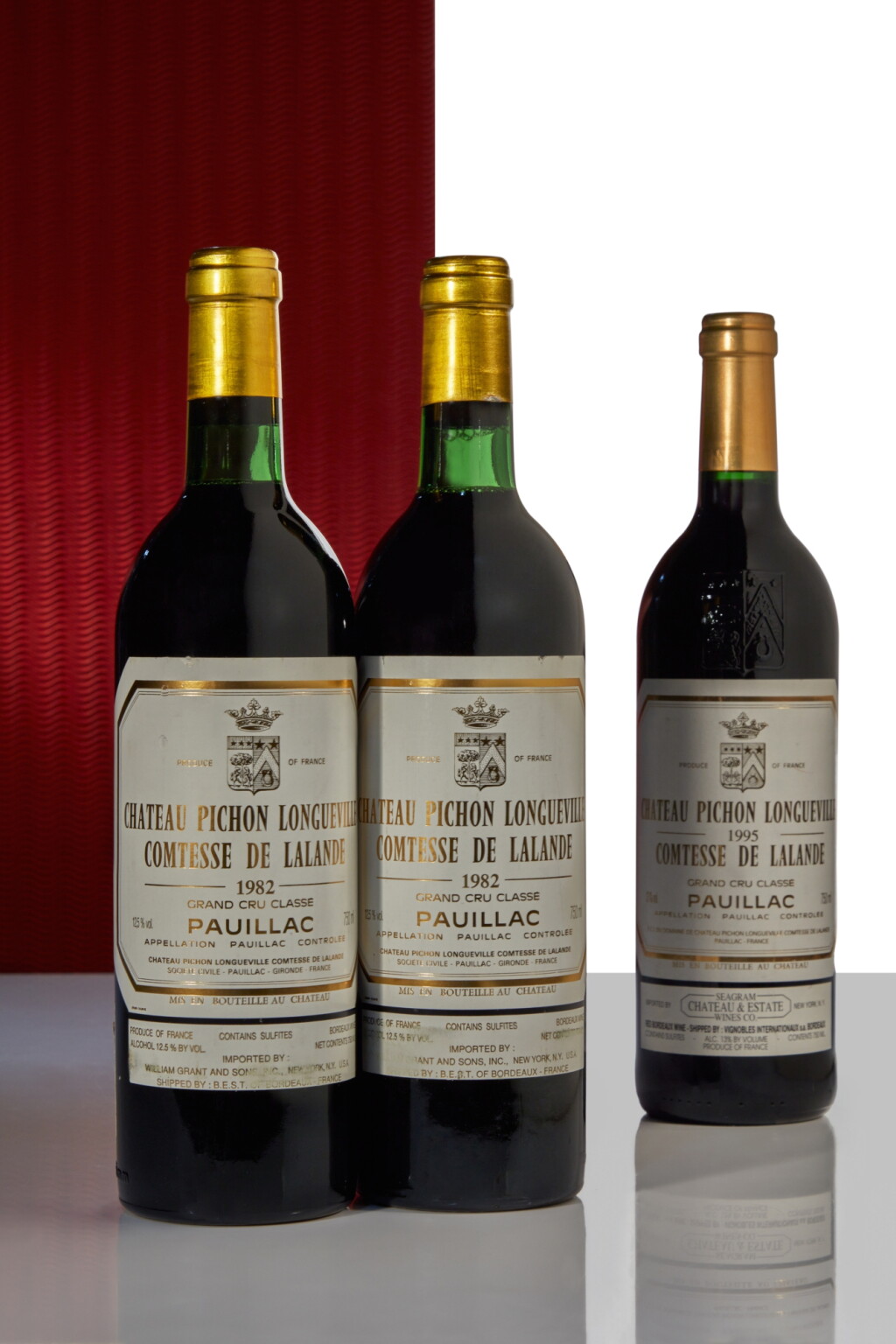 View full screen - View 1 of Lot 1060. Château Pichon Longueville, Lalande 1982 (5 BT).