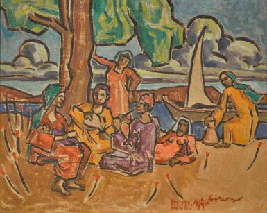 View full screen - View 1 of Lot 1077. Untitled (Musicians).