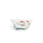 A familie-rose 'three rams' bowl, Mark and period of Tongzhi | 清同治 粉彩三陽開泰盌 《同治年製》款