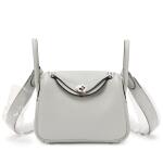 Bleu Pale Clemence Mini Lindy 20 Palladium Hardware, 2024