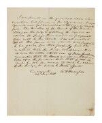 WILLIAM HENRY HARRISON | Autograph note signed by the shortest-serving president in U.S. history