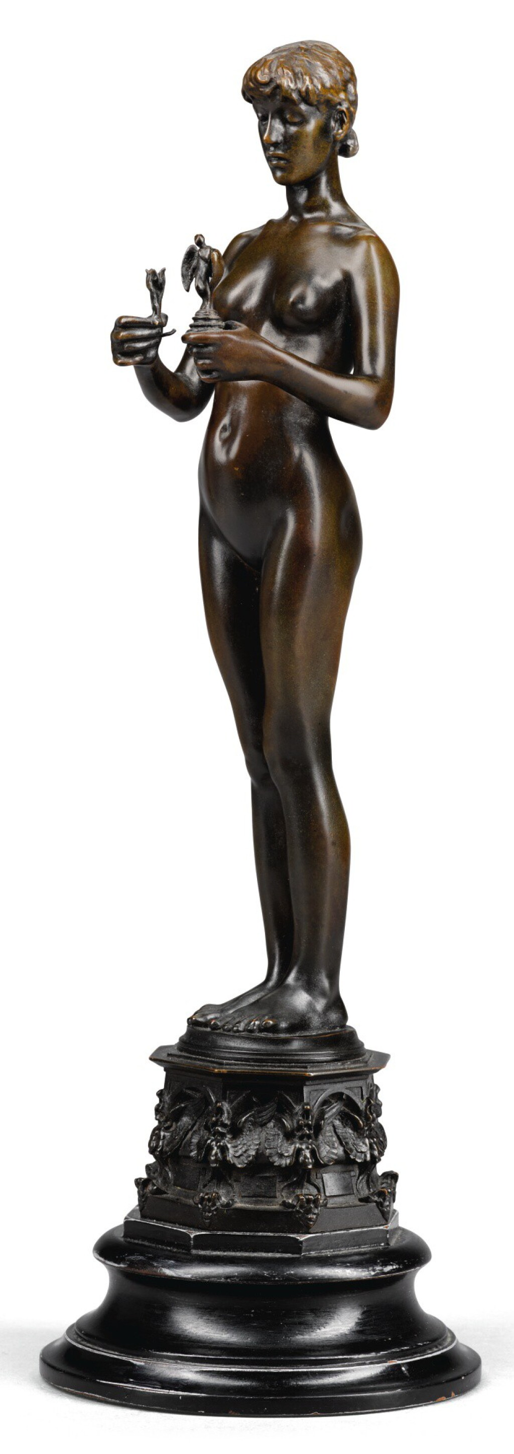 View full screen - View 1 of Lot 18. SIR ALFRED GILBERT R.A. | OFFERING TO HYMEN.