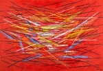 HERBERT BAYER | RED WITH LINES