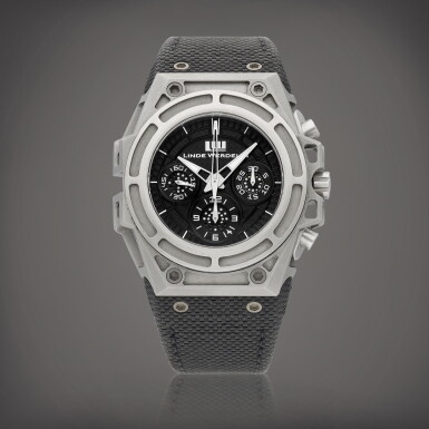 View full screen - View 1 of Lot 972. Spidospeed, Reference A.SPS.S | A limited edition stainless steel chronograph wristwatch, Circa 2013 | Spidospeed 型號A.SPS.S | 限量版精鋼計時腕錶,約2013年製.